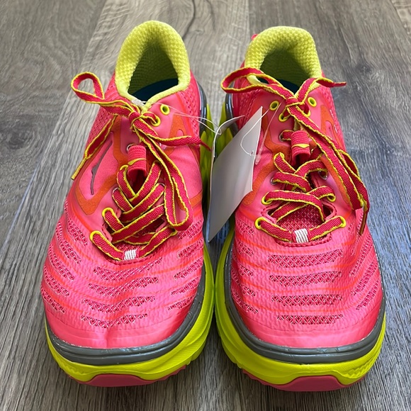 Hoka One One Shoes - New Women’s Hoka One One Size 7 Vanquish Paradise Pink/Citrus Running Shoes